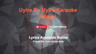 Uyire En Uyire Karaoke Poojai Karaoke [upl. by Gathers]