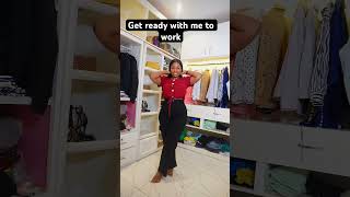 Get ready with me to work shorts youtubeshorts fashiontrends love [upl. by Farrand]