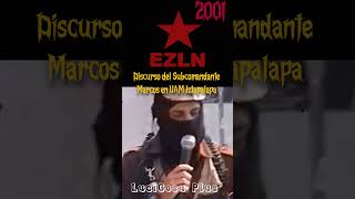 Discurso del Subcomandante Marcos en la uam mexico historia noticias pri ezln marcos escuela [upl. by Ginger242]