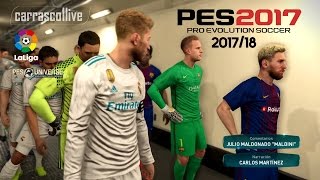 FC Barcelona  Real Madrid 201718 KITS PES 2017 [upl. by Aliuqahs]