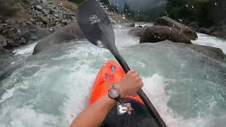 Kayaking  Tumwater Canyon Low water [upl. by Odlaner50]