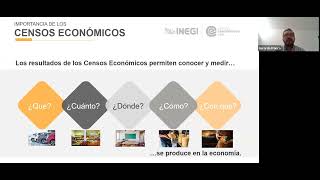 Webinar Censos Económicos 2024 INEGI [upl. by Werd]