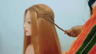 Beautiful hairstyle for girls for long hair  Hairstyle for girls for wedding  Hairstyle for party [upl. by Louise99]