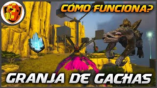 CÓMO FUNCIONA UNA GRANJA DE GACHAS   ARK SIN MODS [upl. by Donell]