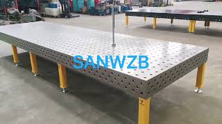 SANWZB Nitriding Treatment Welding Fixture Table 3D Welding Equipment weldingtable 3dweldtable [upl. by Oinotnanauj]