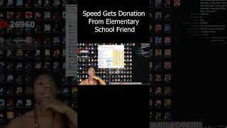 Speed Gets Donation From Elementary School Friend [upl. by Mixie]