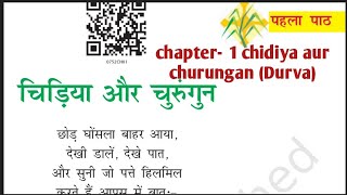 NCERT CLASS7 HINDI CHAPTER 1 CHIDIYA AUR CHURUNGUN Durva WITH SOLUTION All Subjects class by SD [upl. by Halludba66]