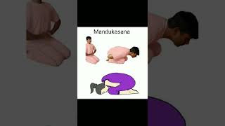 🧘🧘 Mandukasana fitness wellness workout yoga [upl. by Molloy424]