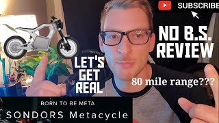 SONDORS METACYCLE  WHAT YOU NEED TO KNOW  NO BS REVIEW OF SPECS EBIKE VICE [upl. by Eimia441]