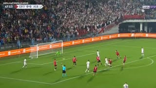 Amazing 🔥 Kristjan Asllani Goal Georgia Vs Albania 01 All Goals Analysis amp Extended Highlights [upl. by Loferski939]