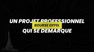 RÉDIGER SON PROJET PROFESSIONNEL POUR LA BOURSE EIFFEL bourseeiffel [upl. by Gottwald]