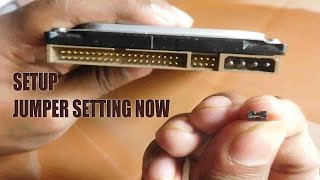 How to setup jumper setting in hard drive [upl. by Judenberg830]