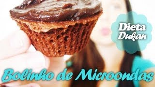 Dieta Dukan  Receita Bolinho de Microondas [upl. by Arielle176]