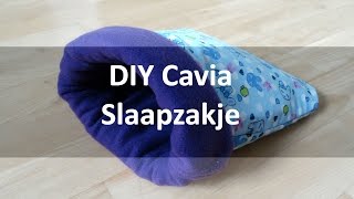 DIY Cavia  Slaapzakje van fleece [upl. by Hameean]