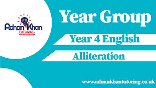 Year 4 English  Alliteration [upl. by Veronike]