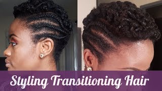 Transitioning 4c Hairstyle  Curly Afro Punk 4chairstyles [upl. by Nata]