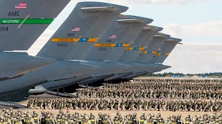 Scary Reason Why 1000s of US Paratroopers Are Boarding C17s at Once [upl. by Sset]