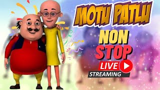 MOTU PATLU  LIVE 🔴 📽️ SATURDAY SPECIAL  मोटू पतलू motupatlu motupatlukijodi motupatlucartoon [upl. by Nnave]