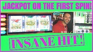 🎉 JACKPOT on the FIRST SPIN ✦ BEST FIRST SPIN EVER ✦ San Manuel Casino [upl. by Imekawulo260]