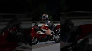 They are all charming I am different I ignore them BMWs1000rr motorcycle ladiesriderviralvideo [upl. by Ratcliffe807]