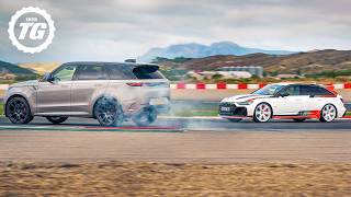 Range Rover Sport SV vs Audi RS6 GT Track Battle [upl. by Dudley268]