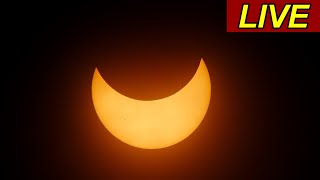 Sonnenfinsternis in Deutschland 2021 – Teleskop Livestream am 100621  Sofi🔭☀️ [upl. by Temhem]