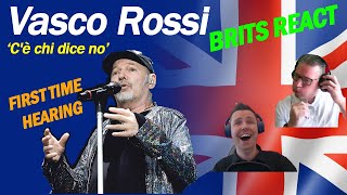 Vasco Rossi  Cè chi dice no LIVE 2017 BRITS REACT [upl. by Sualokin]