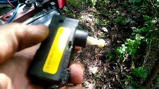 Changing headlight leveling motor in the Mazda 626 GF [upl. by Maillw]