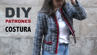 DIY Costura y patrones Chaqueta de mujer [upl. by Ghiselin733]