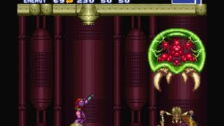 Super Metroid 100 Walkthrough  Part 30  The Big Metroid [upl. by Annhej739]