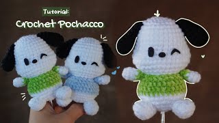 How to Crochet Pochacco  Easy and Cute  Amigurumi tutorial [upl. by Larrisa]