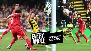 Every angle of Mo Salahs world class goal at Watford [upl. by Boyce]