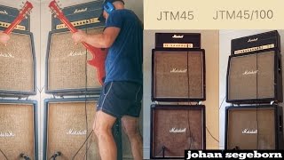 Marshall JTM45 Vs JTM45100 [upl. by Anaiuq]