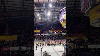 SC Bern Fans after a home win  icehockey fans Europe icehockey [upl. by Nyrat]