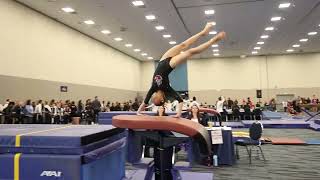 Kiala Nishime Vault 2024 Calif Grand Invite Wildfire Gymnast Level 6 [upl. by Larissa]