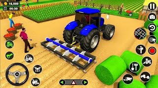 Farmer game video Farming simulator game android gameplay [upl. by Hsetirp]