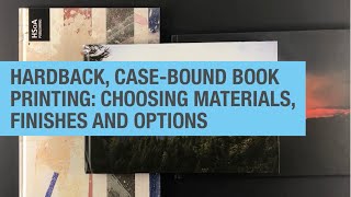 Hardback casebound book printing Choosing cover materials finishes and options at Ex Why Zed Print [upl. by Olivero]