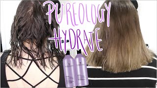 PUREOLOGY HYDRATE REVIEW  FAST HEALTHY HAIR GROWTH [upl. by Launame854]