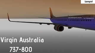 ROBLOX  Virgin Australia 737800 [upl. by Riesman]