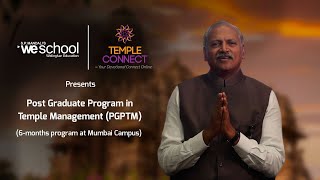 Post Graduate Program in Temple Management [upl. by Corenda378]