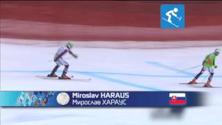 Mens downhill visually impaired medallist highlights  Alpine skiing  Sochi 2014 Paralympics [upl. by Arimas]