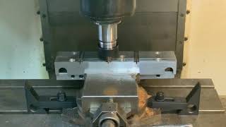 Creating part on MIKRONHAAS VCE 750 [upl. by Barbette550]