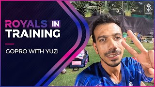 In The Nets With Yuzi And The GoPro Cam  Royals in Training  Rajasthan Royals [upl. by Rockel]