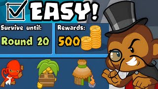 Professor Evil Today Easy Challenge BTD Battles [upl. by Ivanna596]