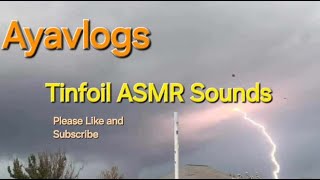 ASMR Sounds of Tinfoil Please enjoy Reaction Video [upl. by Folger]