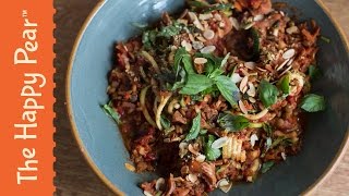 Spaghetti Bolognese  5 minute dinner  Vegan [upl. by Narcis129]