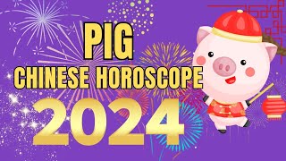 Pig Chinese Horoscope 2024 Predictions  Ziggy Natural [upl. by Thorny995]