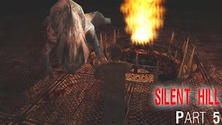 Lizard Boss Fight  Silent Hill  Part 5 [upl. by Esaertal]