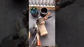 How to fix starter motor contact switch repairingstarter startermotor shorts [upl. by Oakie]