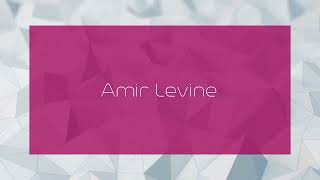 Amir Levine  appearance [upl. by Stodder]